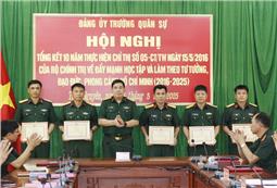 Tổng kết 10 năm thực hiện Chỉ thị 05 của Bộ Chính trị